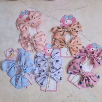 Sanrio Bow Clip Set