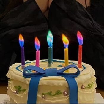 Colorful Flame Candles