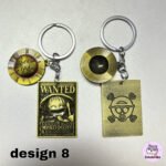 One Piece Metal Keyring