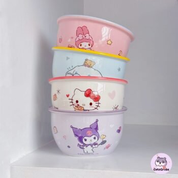 Sanrio Licensed Ceramic Bowl + Spoon Set